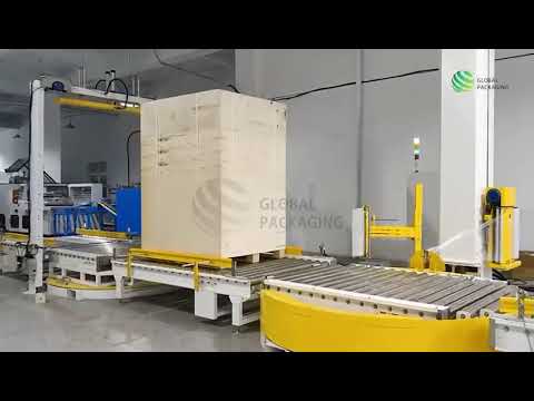 “Revolutionary Pallet Wrapping & Strapping Machine: Streamlined, Automated Packaging Solution for Global Efficiency”