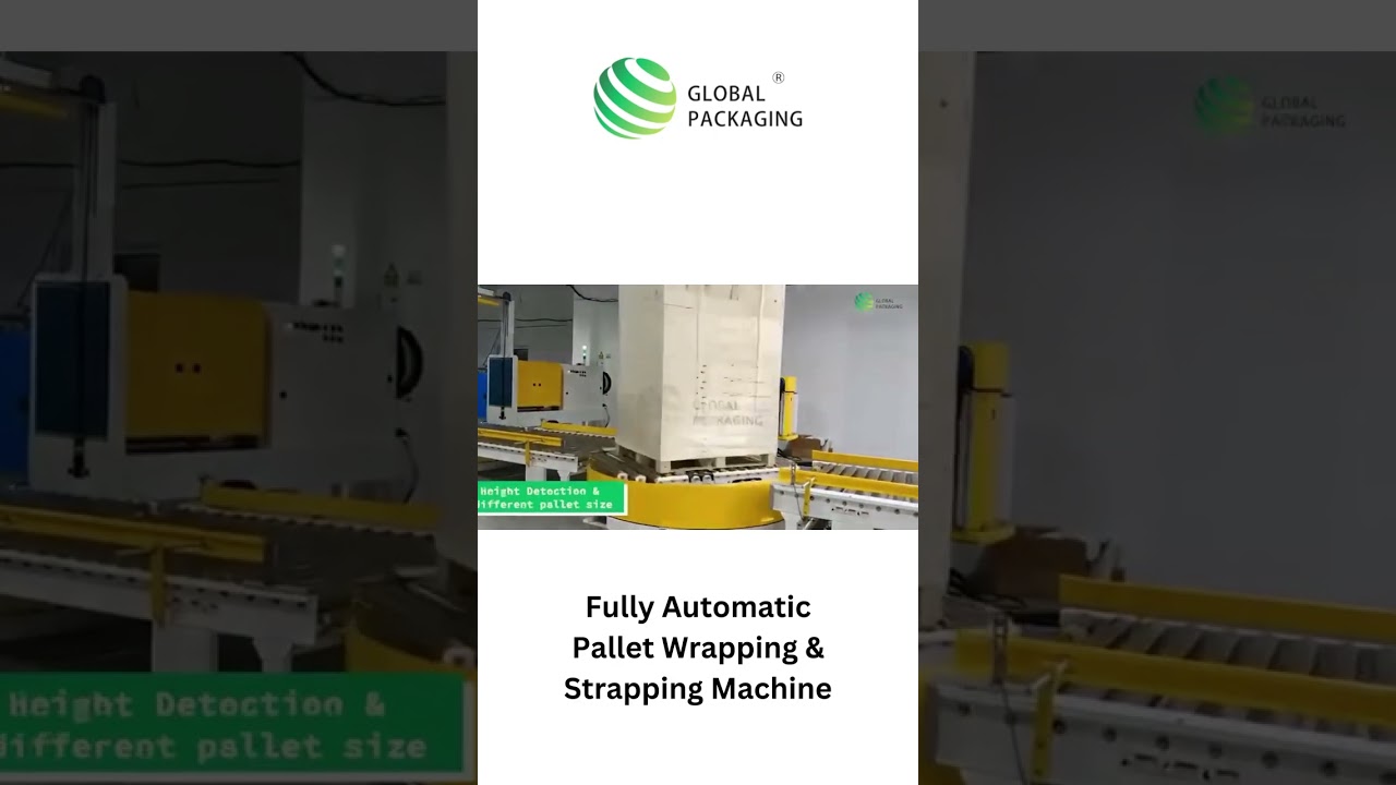 “Revolutionary Pallet Wrapping and Strapping Machine Unveiled: Discover the Genius Behind Global Packaging’s Fully Automatic System! #shorts” “Revolutionary Pallet Wrapping and Strapping Machine Unveiled: Discover the Genius Behind Global Packaging’s Fully Automatic System! #shorts”