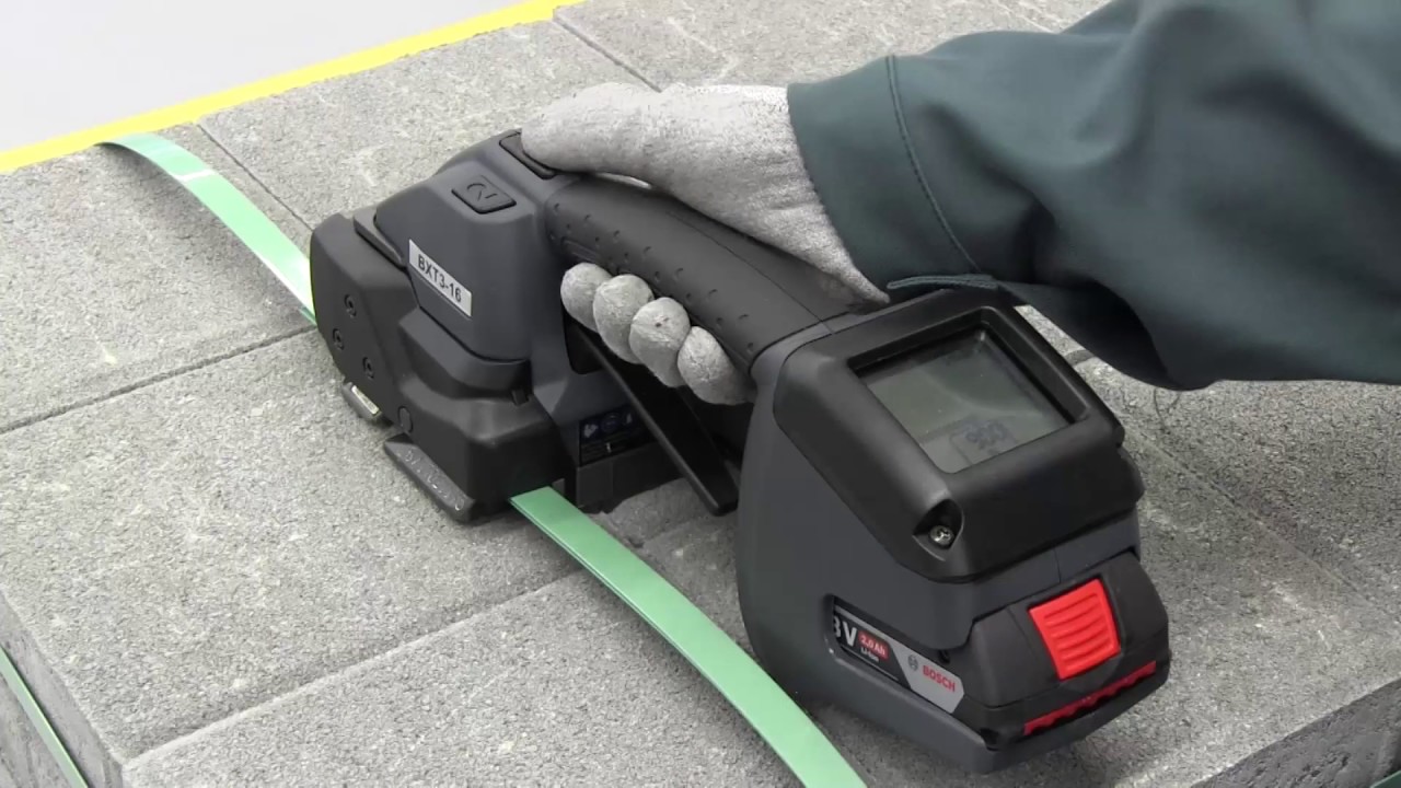 “Revolutionize Strapping Efficiency: Unleashing the Ultimate Battery-Powered Tensioning Tool”