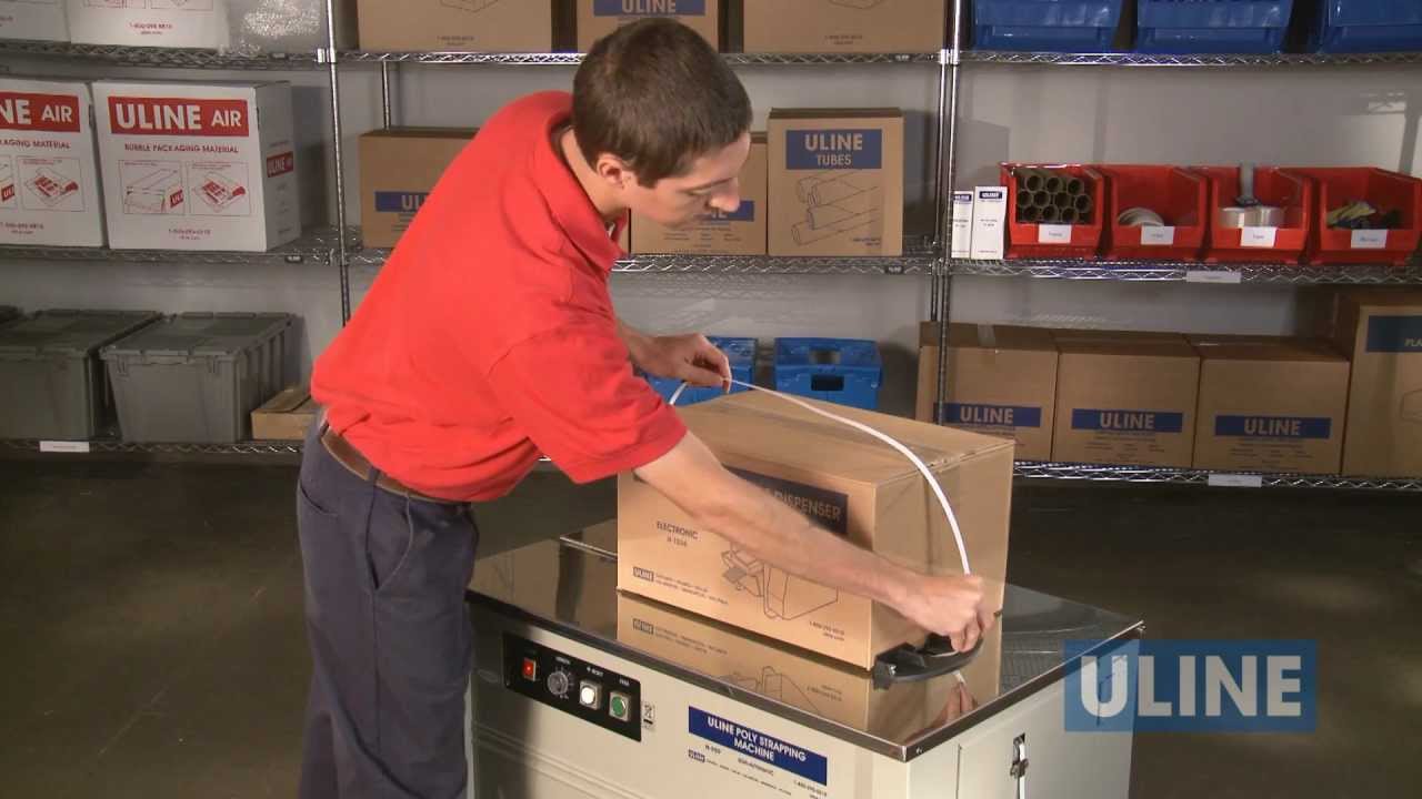 Sleek and Efficient Poly Strapping Machine: Boost Your Packaging Productivity