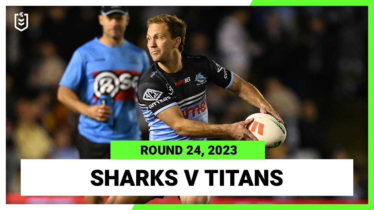 “Thrilling NRL Clash: Sharks vs Titans | Round 24 Full Match Replay 2023”