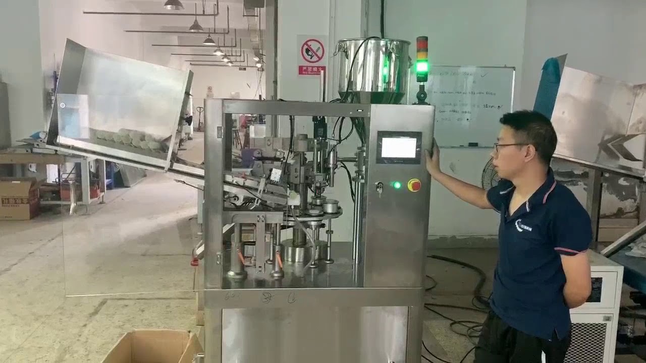 Automatic Tube Filling and Sealing Machine Automatic Tube Filling and Sealing Machine