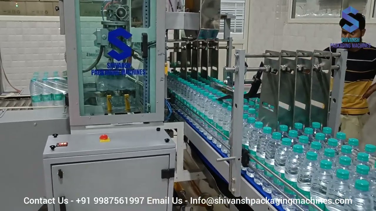 240 BPM Water Bottle Shrink Wrap Machine