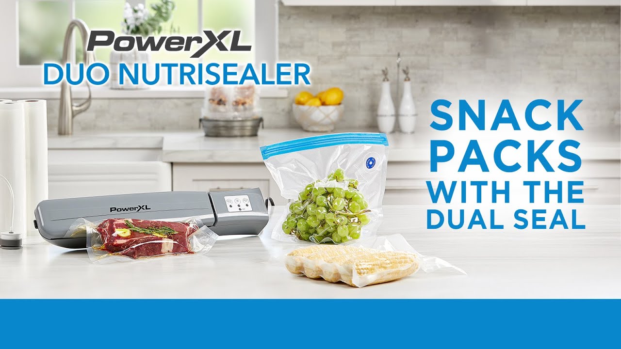 Airtight Snack Bags Made Easy with Nutrisealer Vacuum Sealer