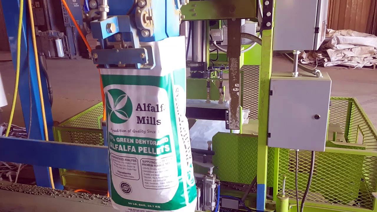 Alfalfa Pellets Bagging System – Hassle-free 50lb. Automation