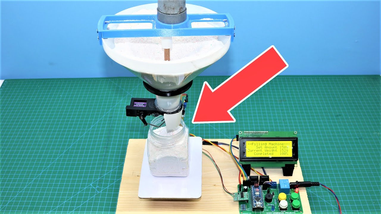 Arduino-based Powder Filling Machine: Precise and Easy