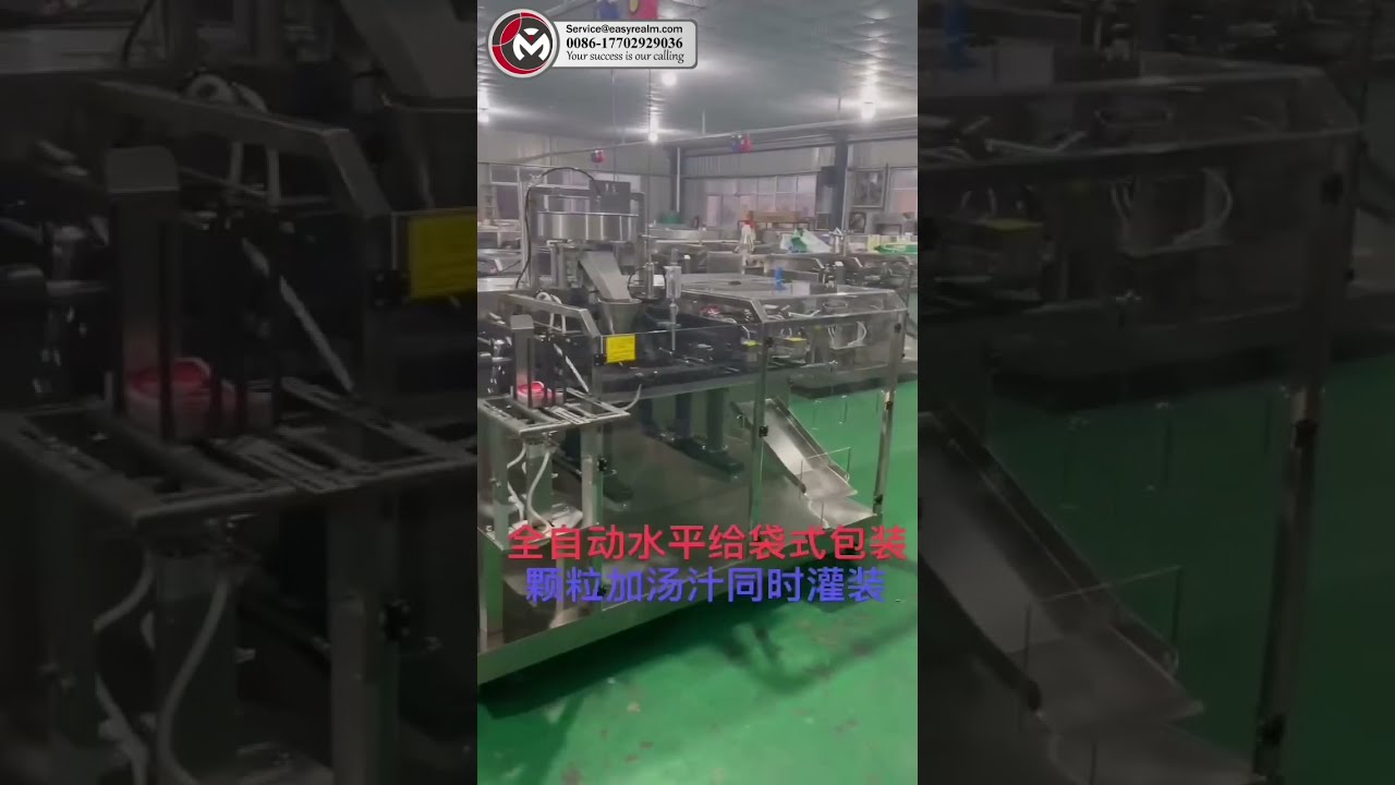 Automated Pouch Packing Machine for Granules and Liquids Automated Pouch Packing Machine for Granules and Liquids