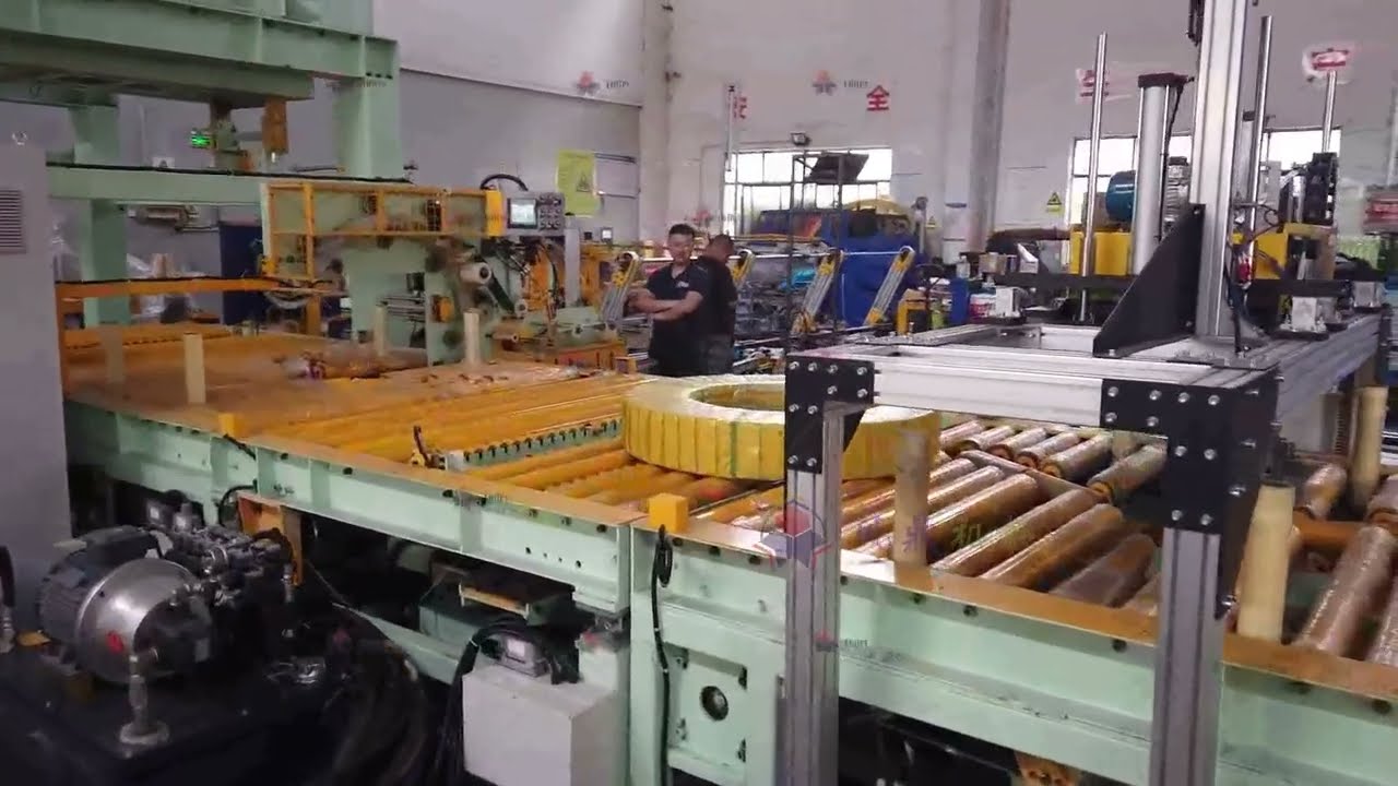 Automated Steel Coil Packing Line