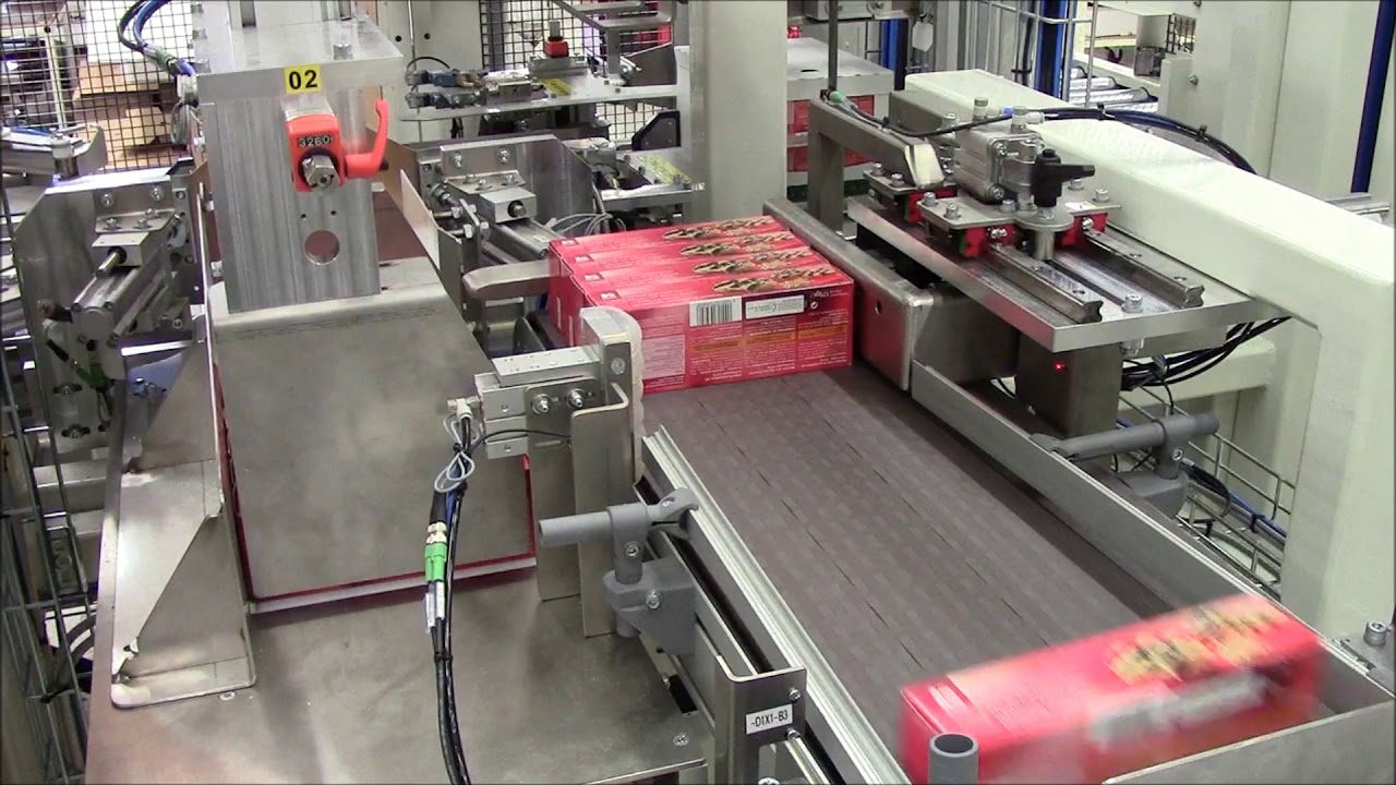 Automatic Biscuit Box Packing in Wrap-Around Cartons using JOMET Machine Automatic Biscuit Box Packing in Wrap-Around Cartons using JOMET Machine