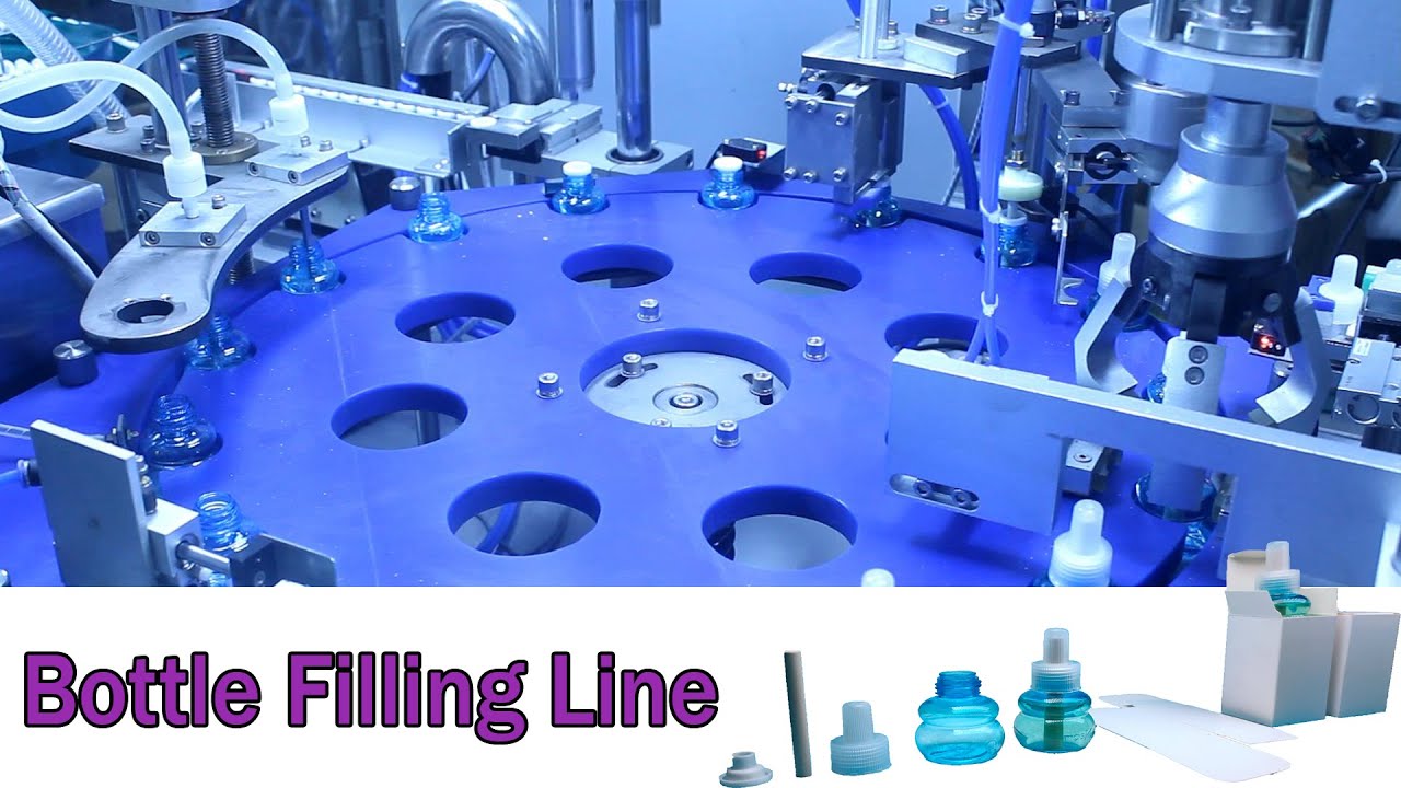 Automatic Bottle Filling and Packaging System Automatic Bottle Filling and Packaging System