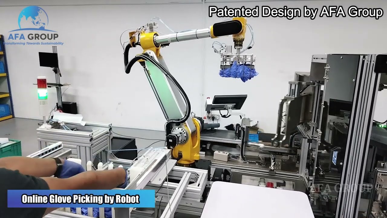 Automatic Packaging Machine for Examination Glove Inner Boxes