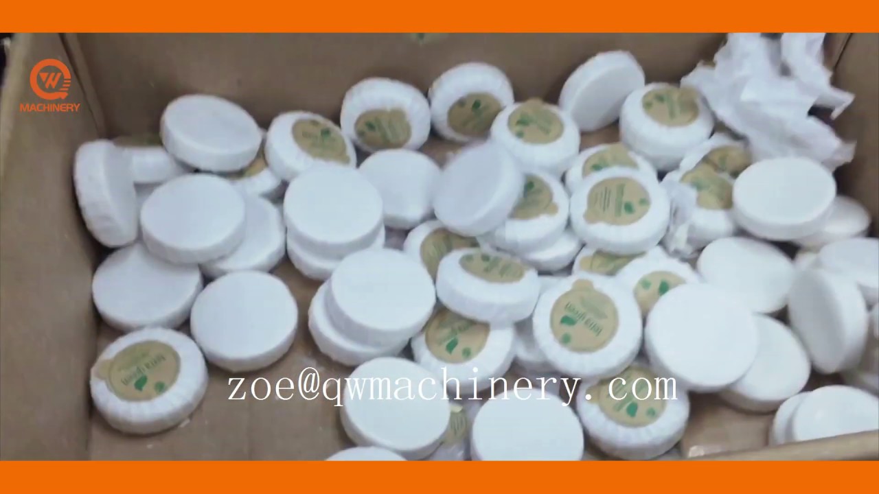 Automatic Paper Wrapping Machine for Round Soap Packaging