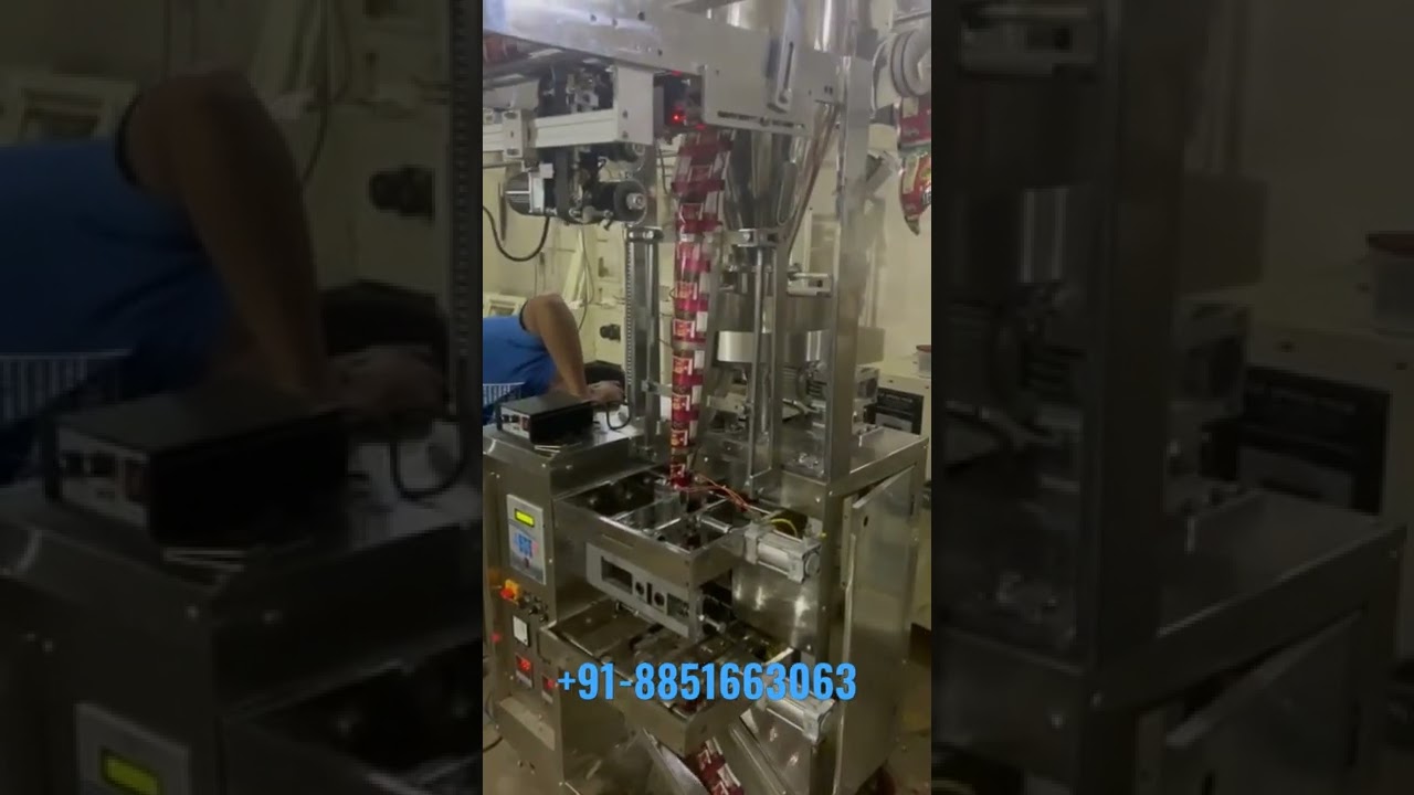 Automatic Pouch Packaging Machine with 4-Side Sealing