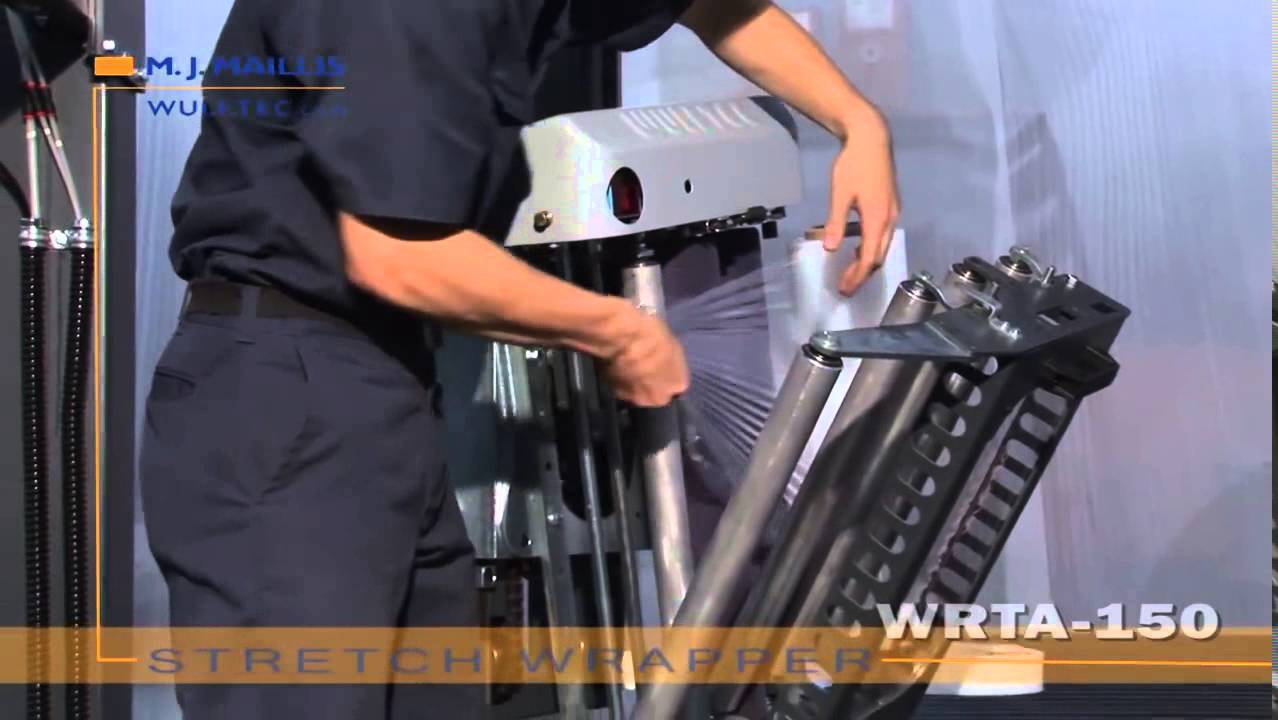 Automatic Stretch Wrapper for Rotary Arm
