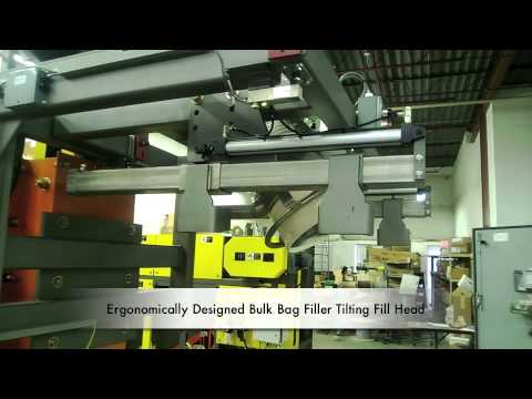Bag Filling Equipment: Tilted Fill Head for Bulk Bags Bag Filling Equipment: Tilted Fill Head for Bulk Bags