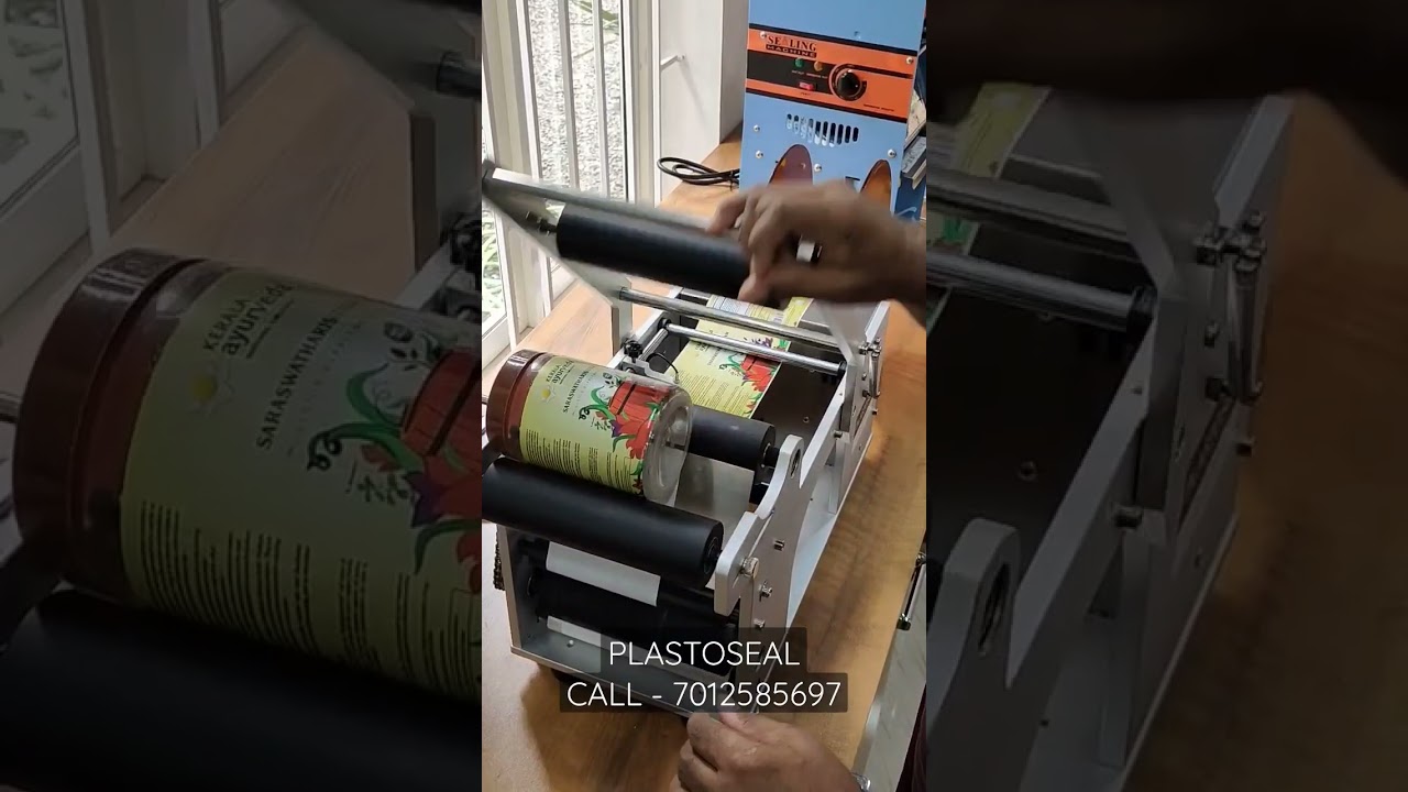 Bottle Labelling and Packing Machine for Round Bottles