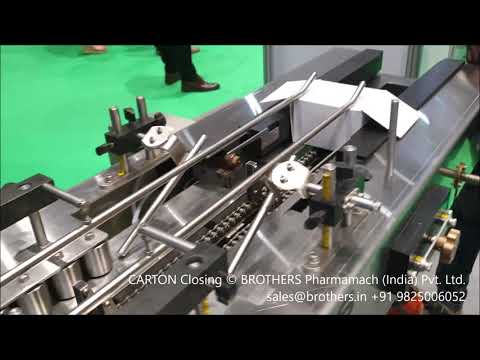 Box Packaging Machine with Hot Melt Glue for Folding and Closing Box Packaging Machine with Hot Melt Glue for Folding and Closing