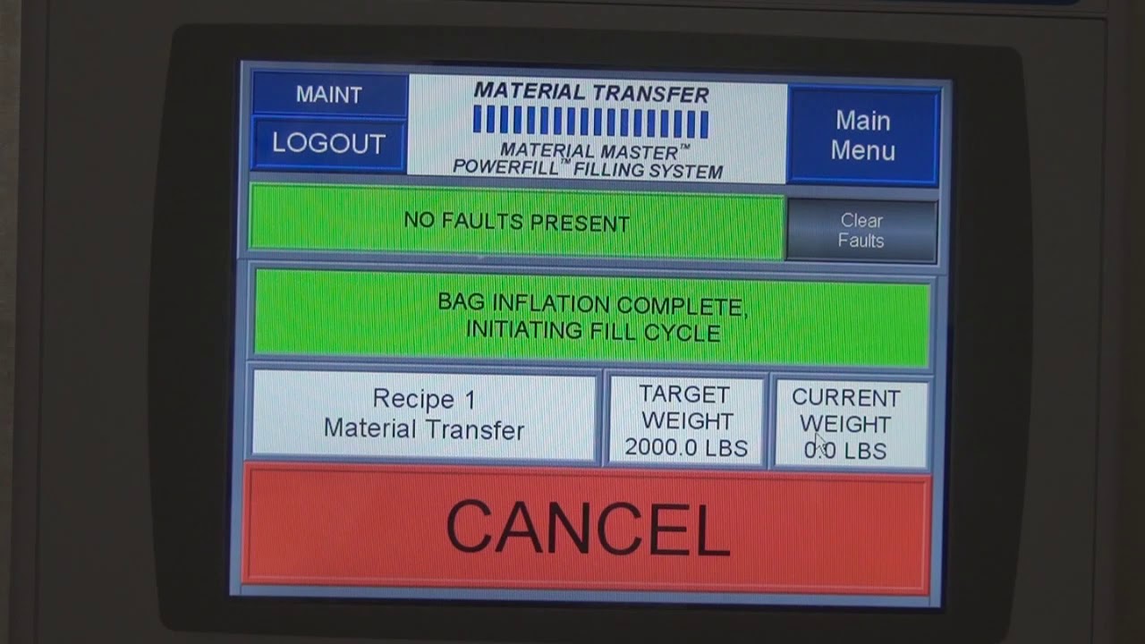 Bulk Bag Filling System for Sanitary Material Bulk Bag Filling System for Sanitary Material