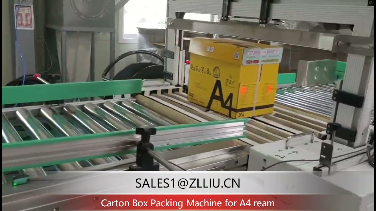 Carton Box Packing Machine for A4 Paper
