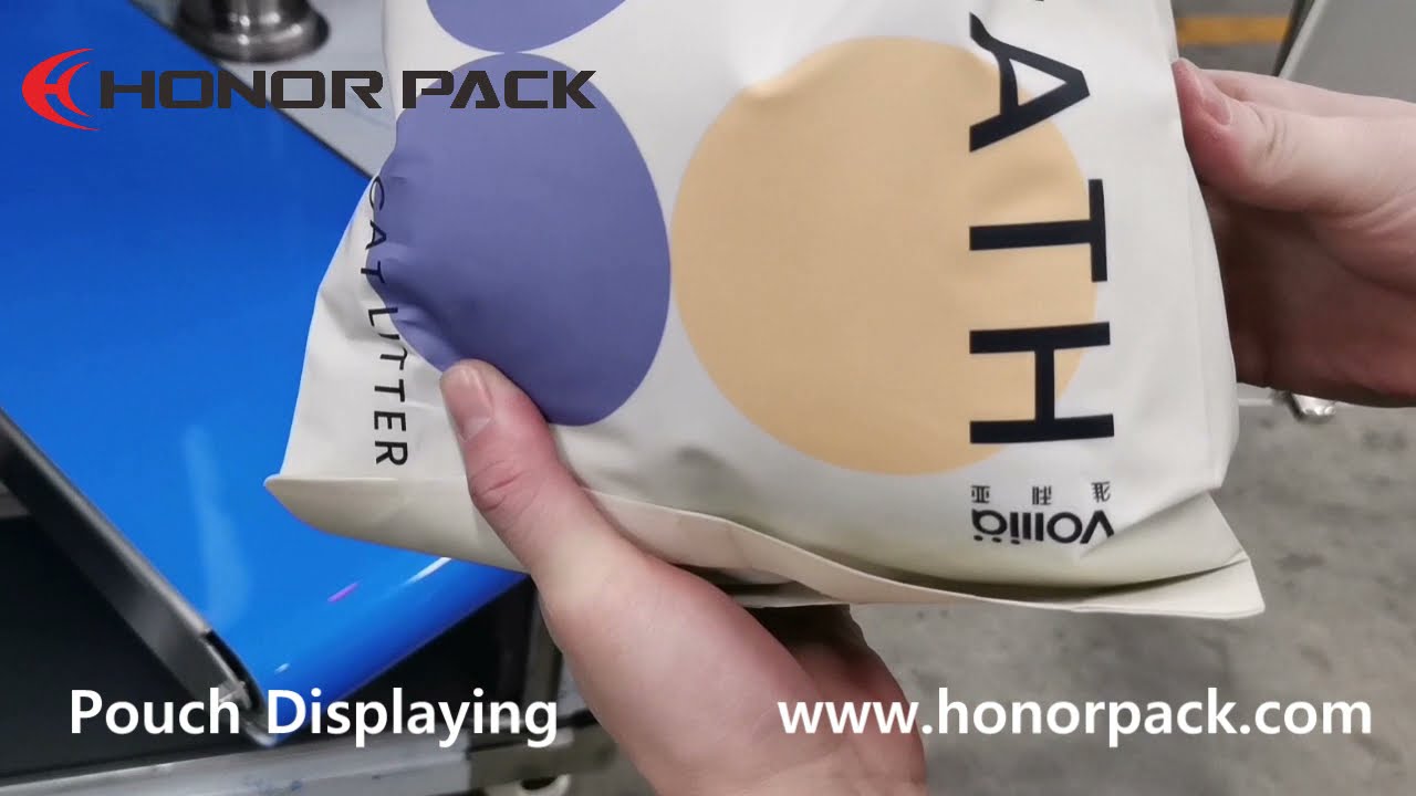 Cat Litter Bagging Machine for 5KG Premade Bags