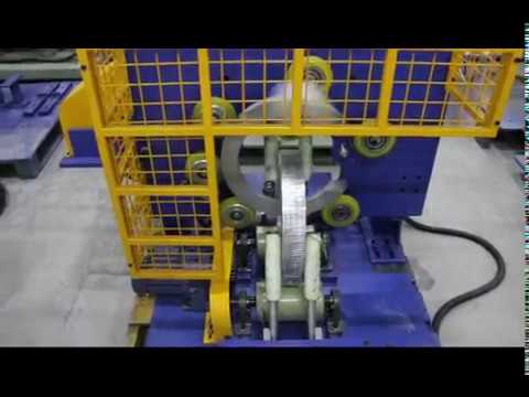 Compact Coil Wrapping Device for Small Bearing and Steel Coil