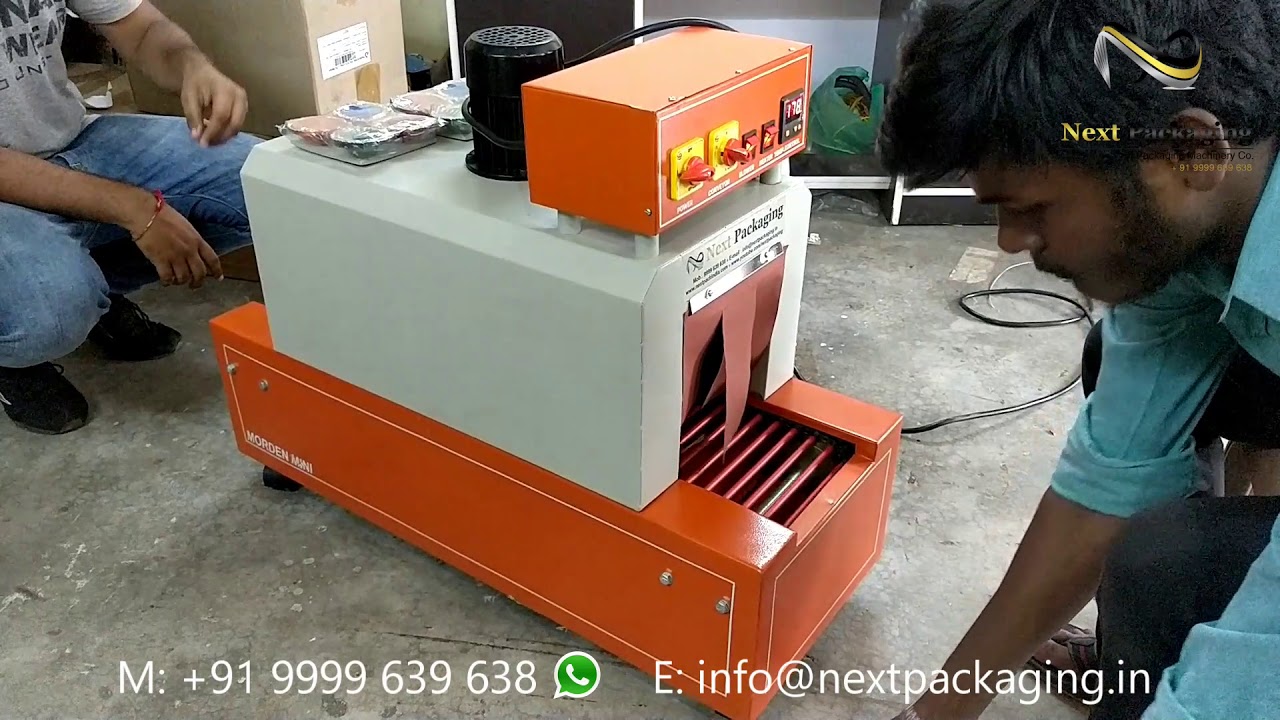 Compact Heat Shrink Tunnel Machine – 8 x 8 Dimensions