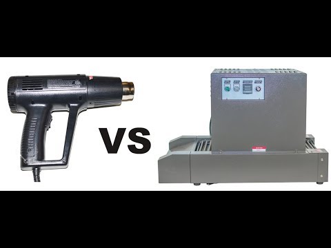 Comparison: Heat Gun vs Shrink Tunnel for Heat Shrinking Machine