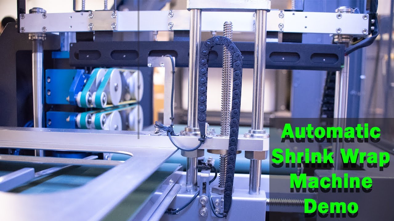 Demonstration of an Automated Shrink Wrapping Machine