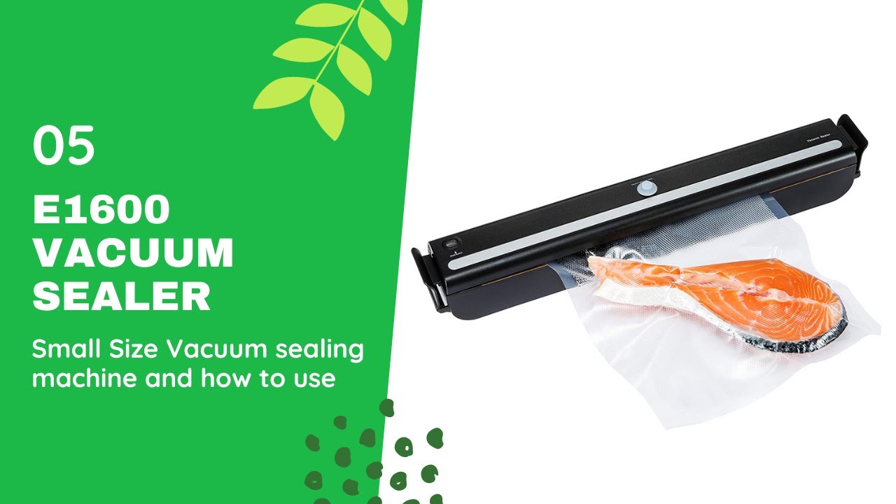 Efficient Food Preservation System: Compact Vacuum Sealer for Sous Vide Efficient Food Preservation System: Compact Vacuum Sealer for Sous Vide