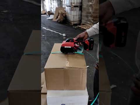 Efficient Portable Strapping Tool with Battery Power: Q31 Redesigned