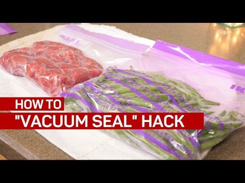 Effortless Vacuum Sealing Trick for Freezer Bags Effortless Vacuum Sealing Trick for Freezer Bags