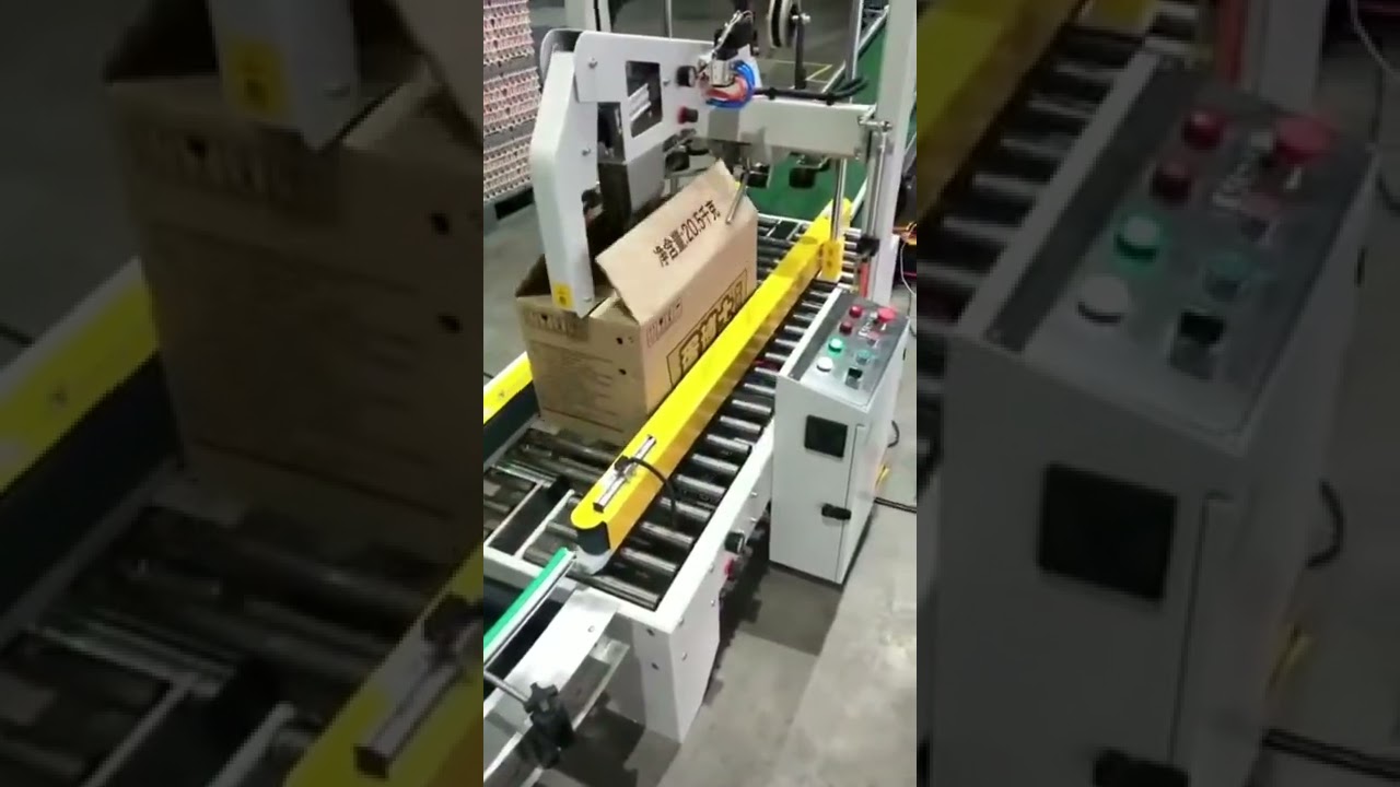 Egg Carton Box Sealer with Automatic Tape Folding