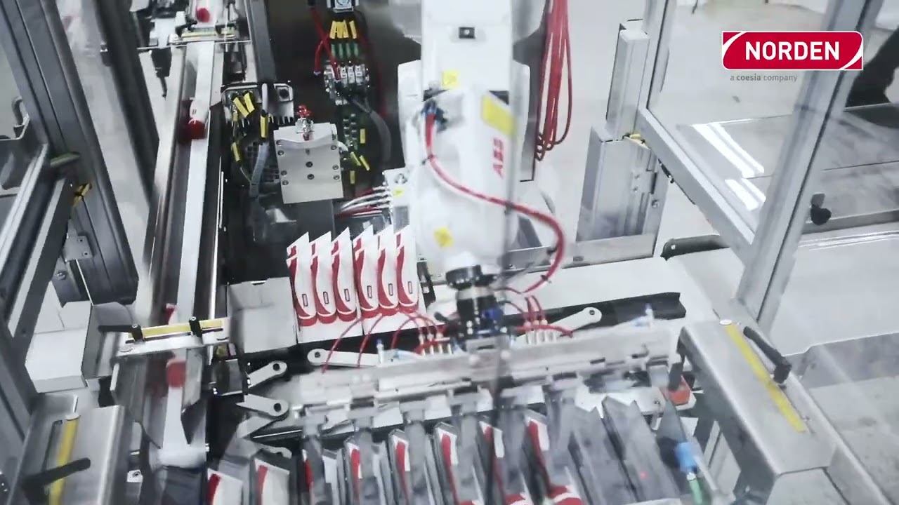 Filling and Packaging Tubes in Trays with Tube Packaging Equipment Filling and Packaging Tubes in Trays with Tube Packaging Equipment