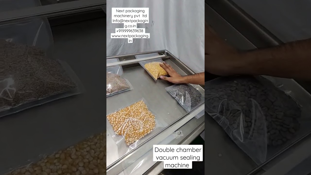 Food Vacuum Sealer | Double Chamber Vacuum Packing Machine Food Vacuum Sealer | Double Chamber Vacuum Packing Machine