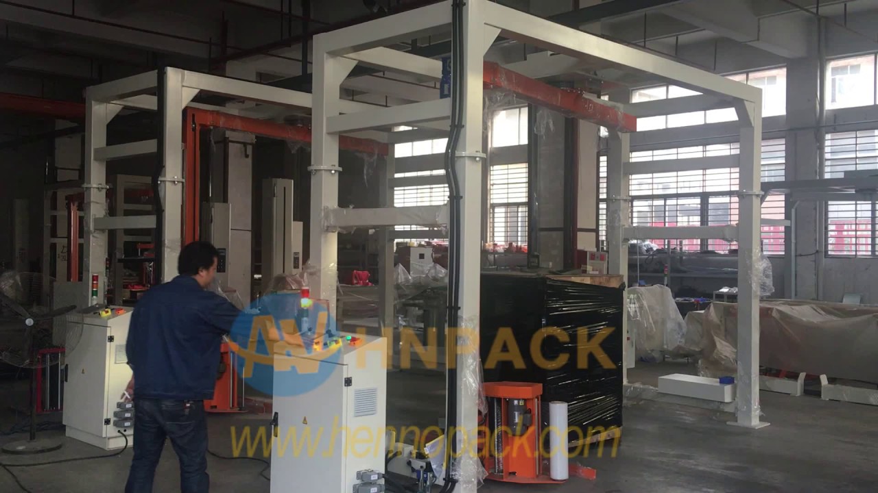 Fully Automatic Rotary Arm Pallet Wrapper