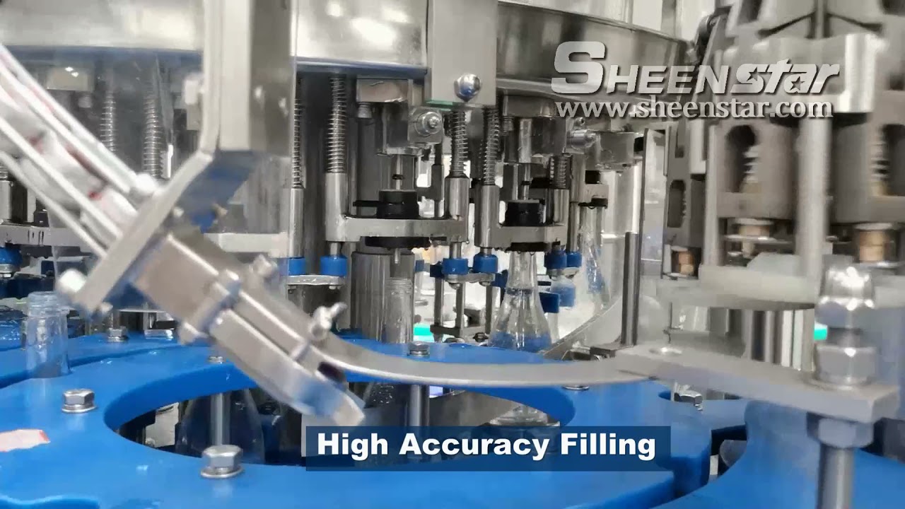 Glass Bottle Filling Machine for Carbonated Drinks