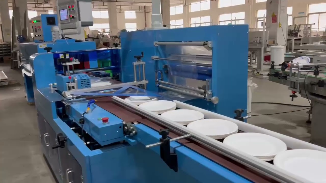 High-Speed Paper Plate Packaging Machine