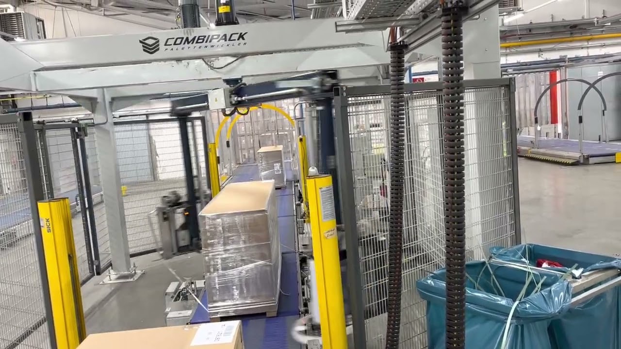 High-Speed Rotary Arm Wrapper: 55-Layer Nanofilm on Combipack for HL300 15