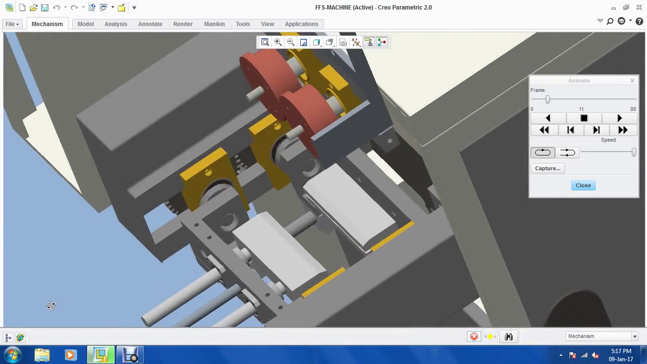 High-Speed Tube Packaging Machine – 3D Model High-Speed Tube Packaging Machine – 3D Model