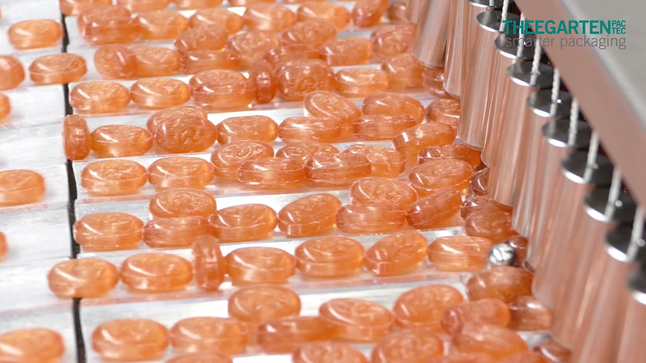 High-Speed Tube Packing Machine: Efficiently Wraps 2,300 Hard Candies per Minute! High-Speed Tube Packing Machine: Efficiently Wraps 2,300 Hard Candies per Minute!