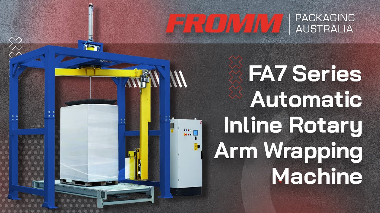 How the Automatic Inline Rotary Arm Wrapper Functions