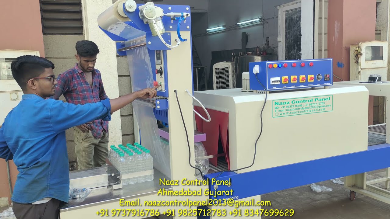 Installation of Semi-Automatic Shrink Wrapping Machine Installation of Semi-Automatic Shrink Wrapping Machine