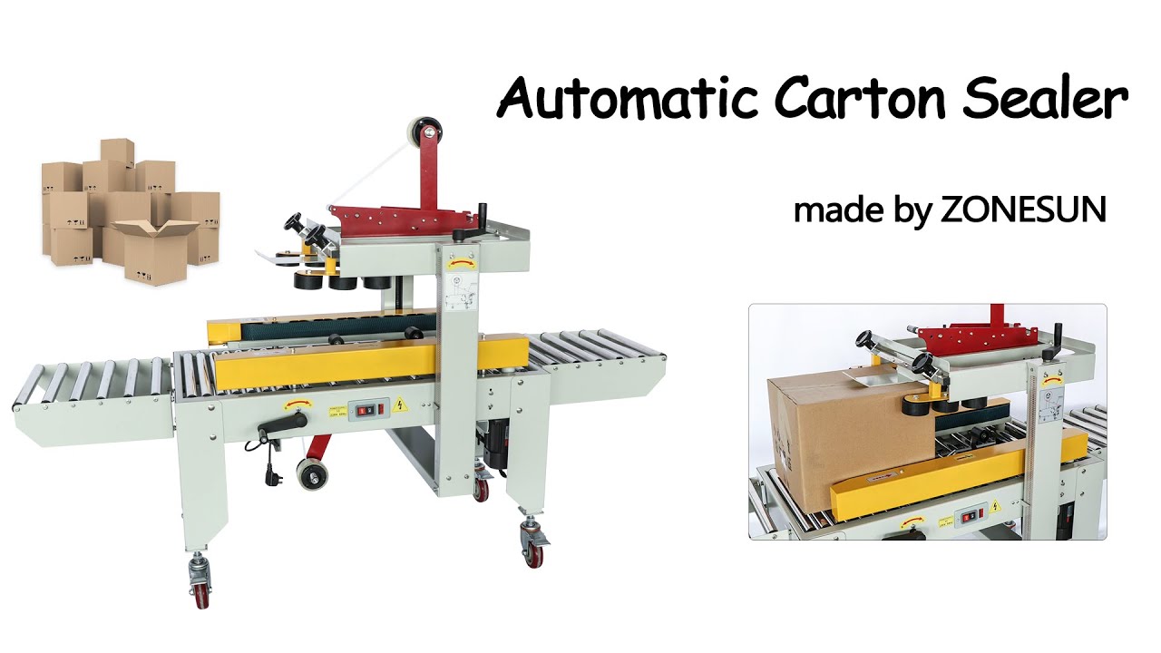 Instructions for Operating an Automatic Carton Sealing Machine
