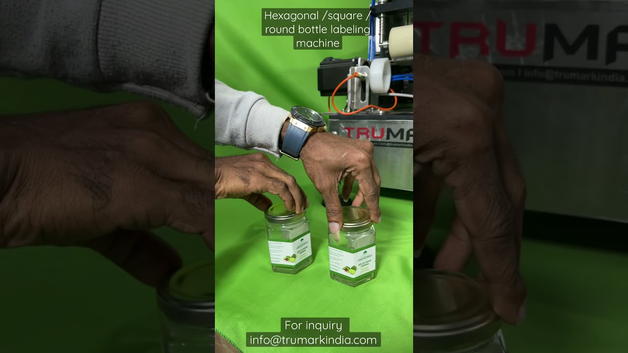 Labeling Machine for Unique Shaped Bottles