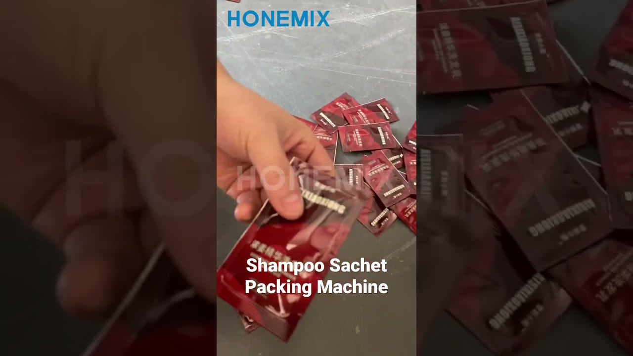 Liquid Shampoo Sachet Packing Machine: Efficient Filling & Sealing Liquid Shampoo Sachet Packing Machine: Efficient Filling & Sealing
