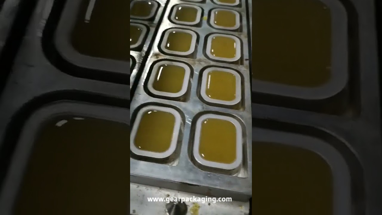 Multi-Lane Cup Filling and Sealing Machine for Jam and Honey Packaging
