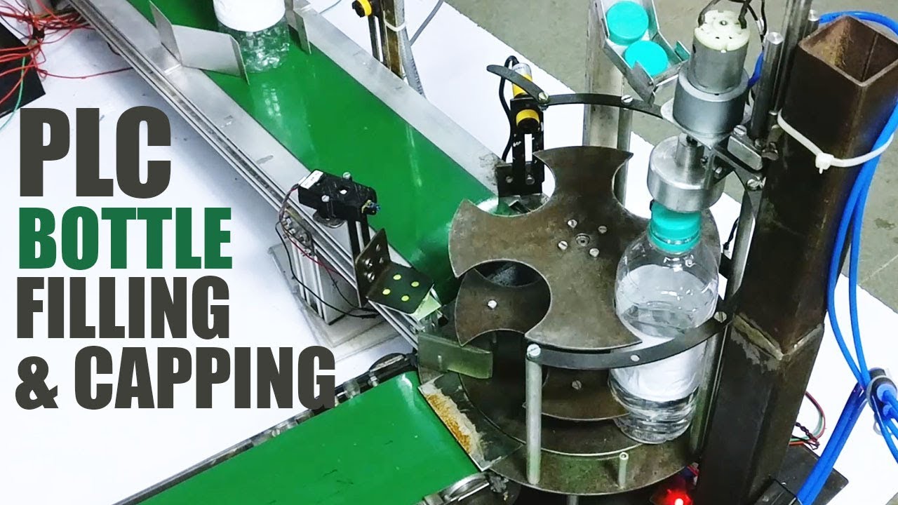 PLC-Controlled Bottle Filling & Packing Machine