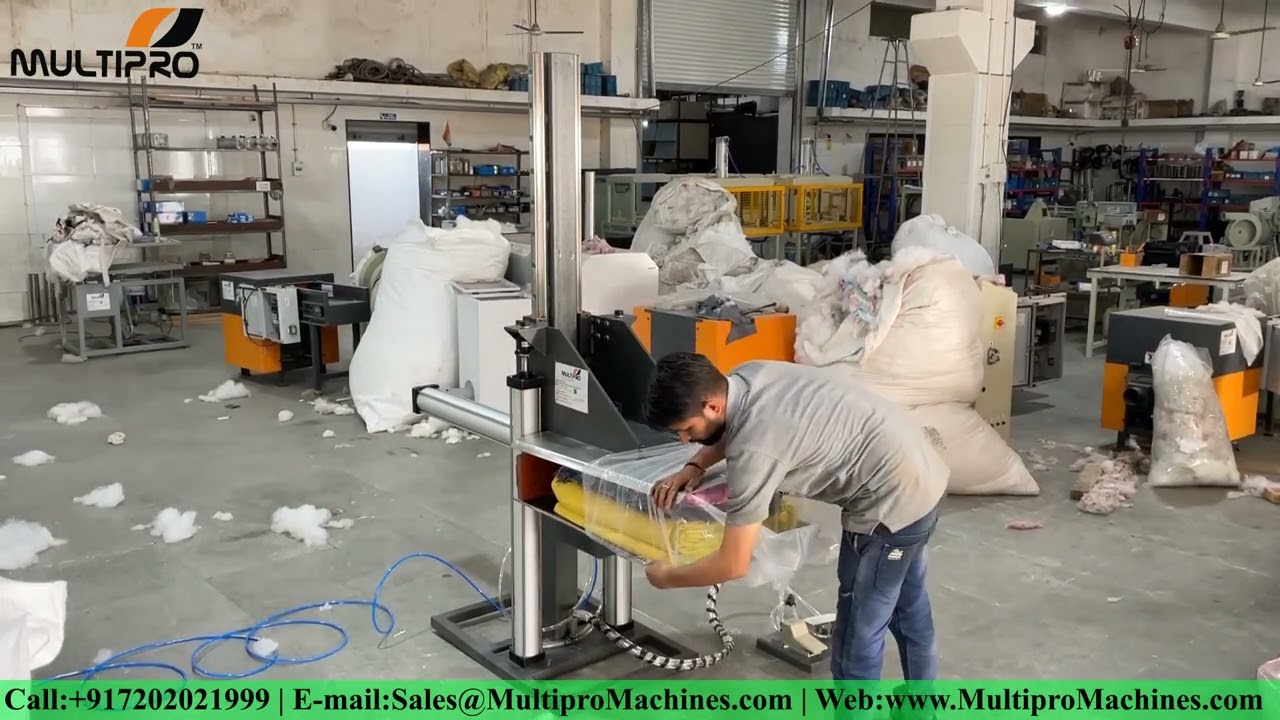 Packing Machine for Blankets, Quilts, and Comforters Packing Machine for Blankets, Quilts, and Comforters