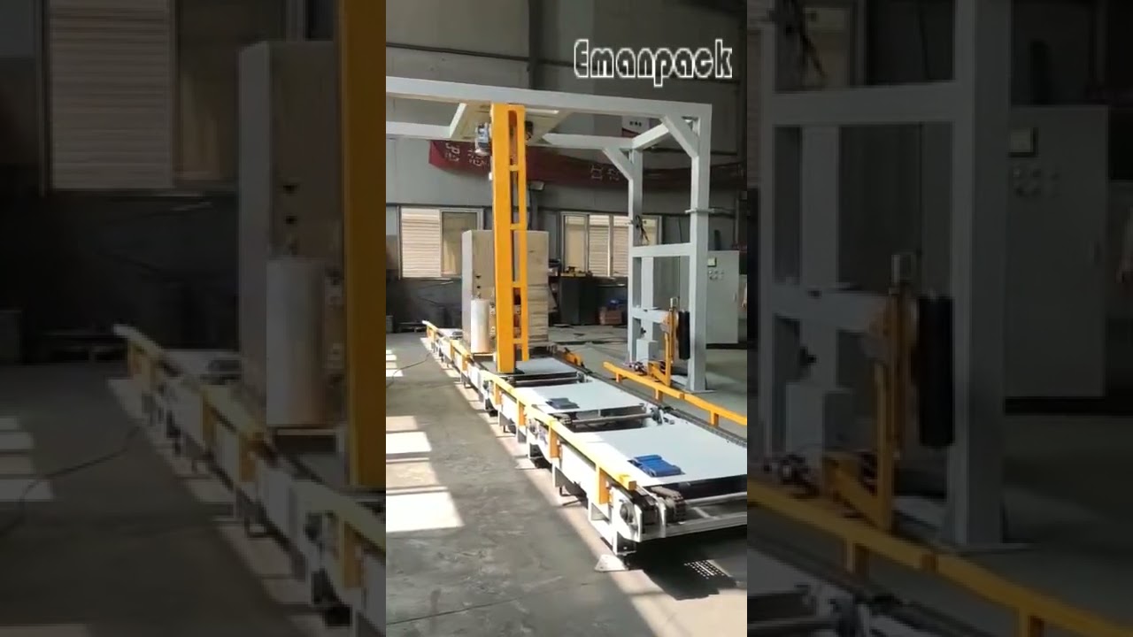 Pallet Stretch Wrapping Machines with Rotary Arm