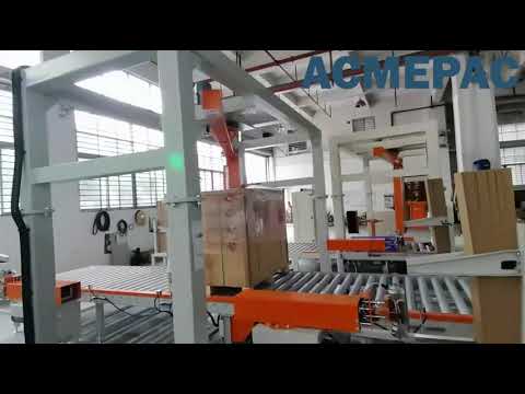 Pallet Wrapper with Corner Board Application System